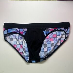 Justin Case Geometric Pattern Briefs